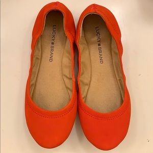 Coral lucky brand flats